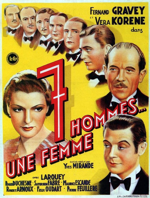 Sept hommes, une femme