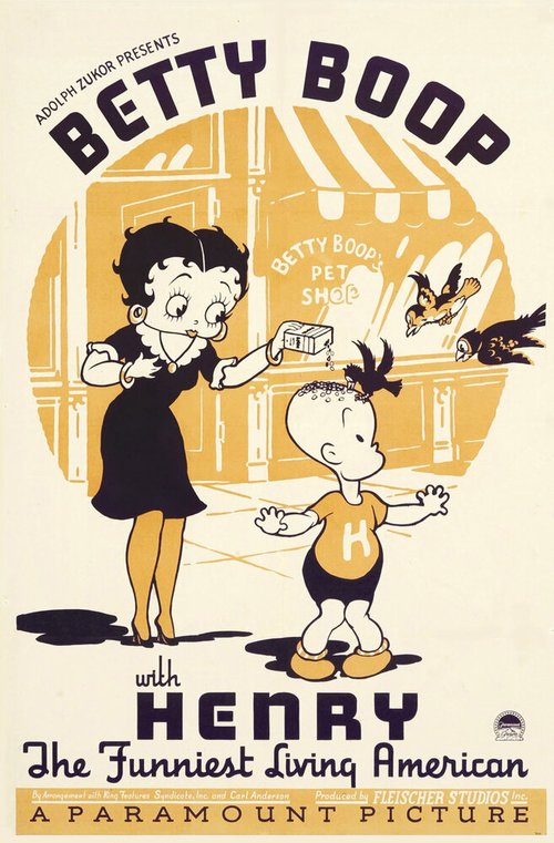 Betty Boop with Henry the Funniest Living American